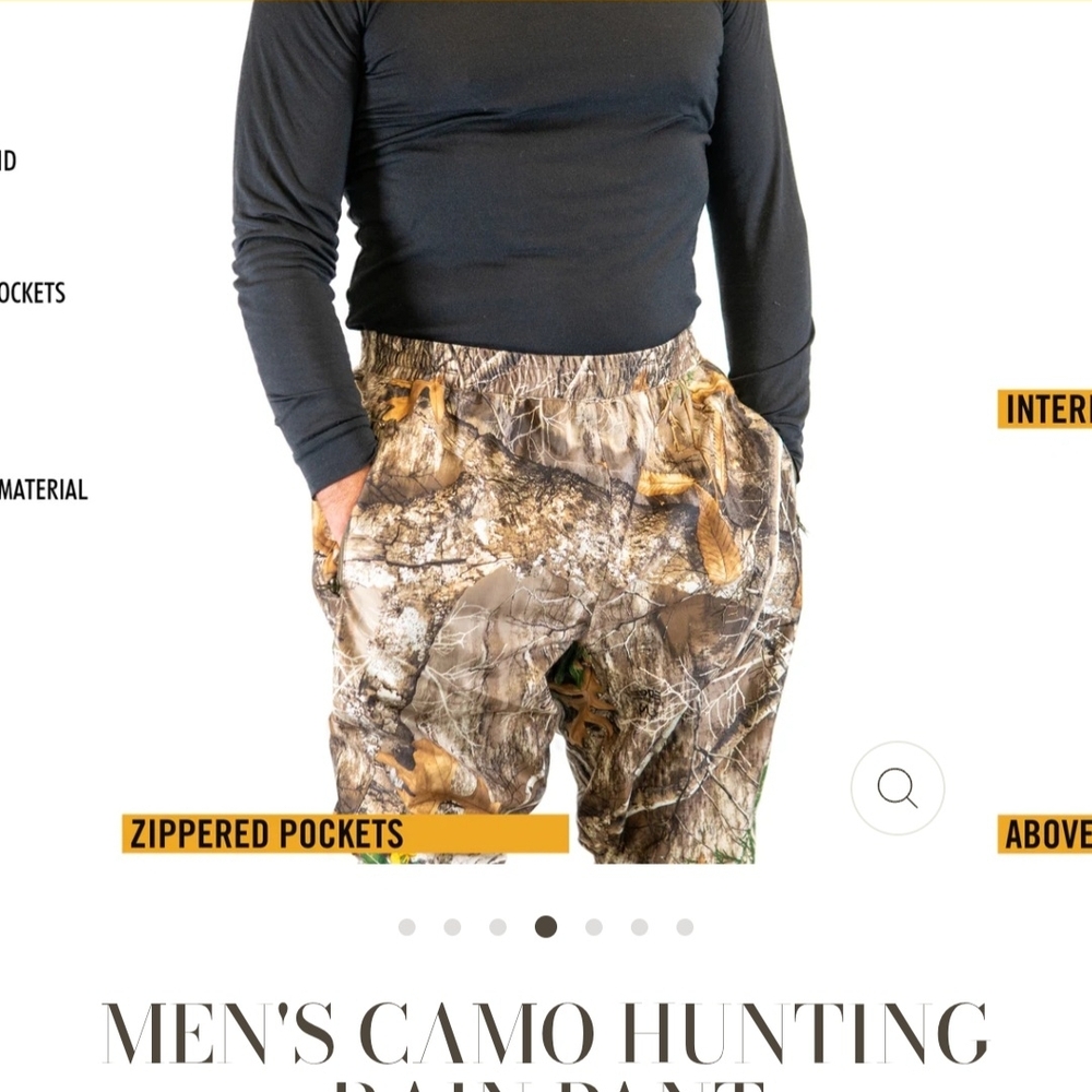 NWT Hotshot Waterproof Men's Veil Camo Hunting Pants - Picture 4 of 9